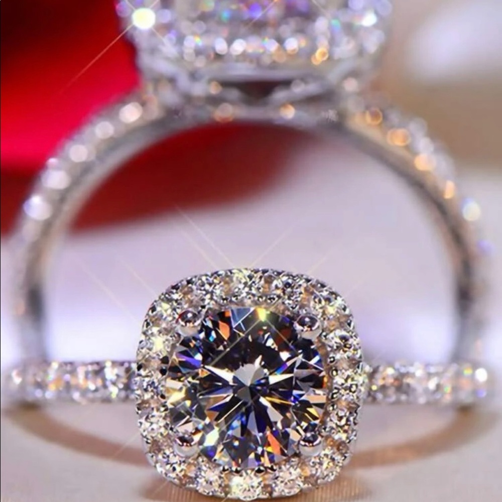 925 sterling silver engagement Ring